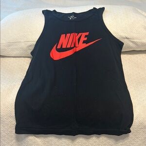 Nike Black and red Sleeveless Muscle Tee